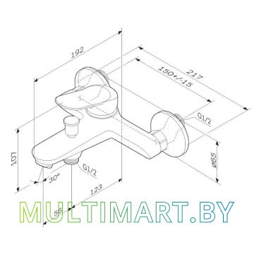 Смеситель AM.PM Sunny F85C10000 картинка 8